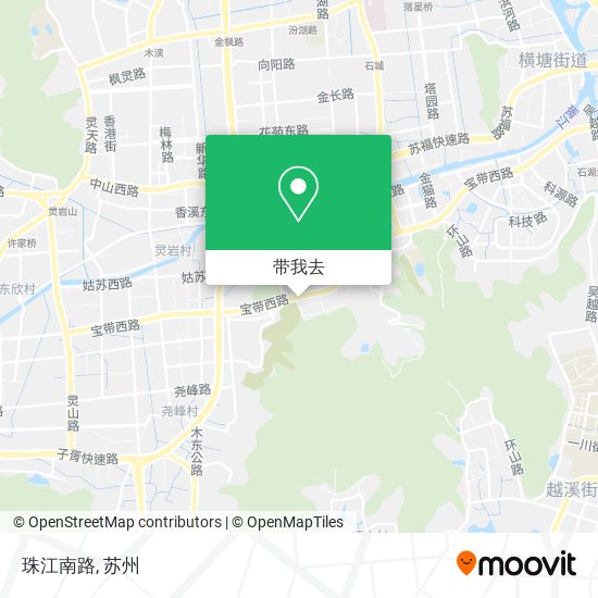 珠江南路地图