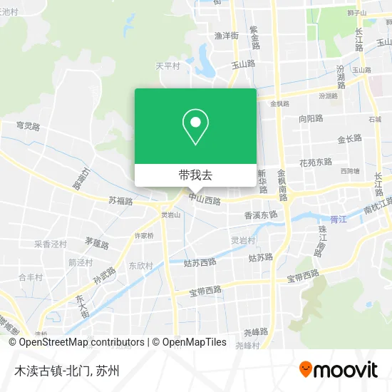 木渎古镇-北门地图