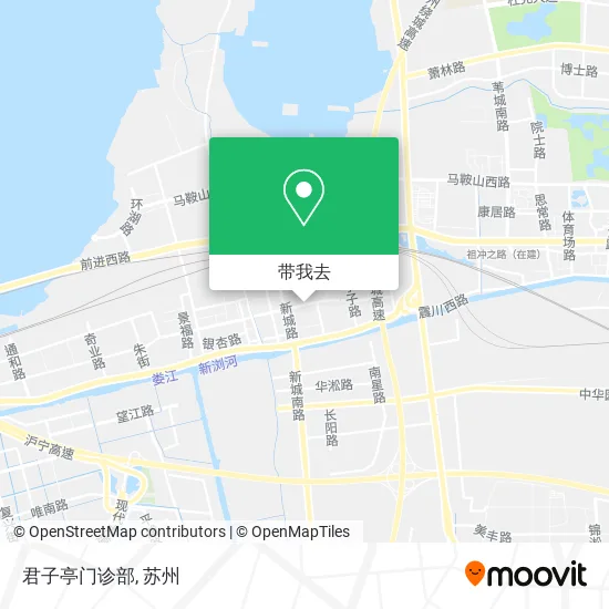 君子亭门诊部地图