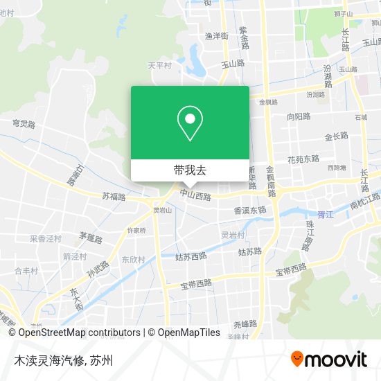 木渎灵海汽修地图