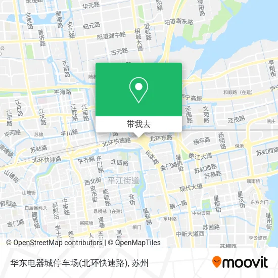 华东电器城停车场(北环快速路)地图