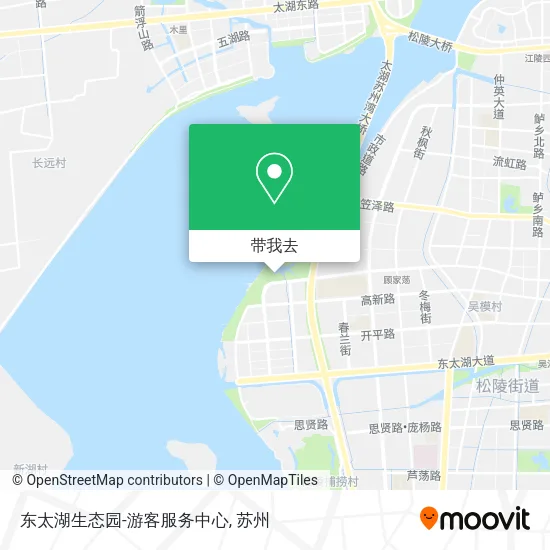 东太湖生态园-游客服务中心地图