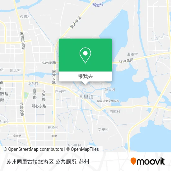 苏州同里古镇旅游区-公共厕所地图