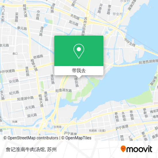詹记淮南牛肉汤馆地图
