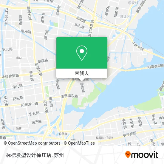 标榜发型设计徐庄店地图