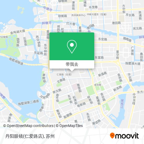 丹阳眼镜(仁爱路店)地图