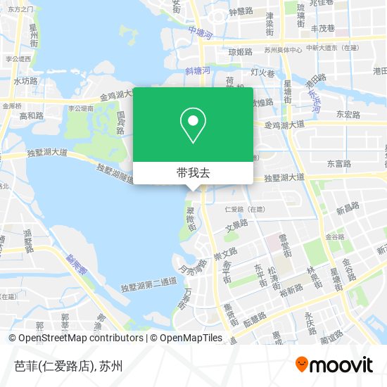 芭菲(仁爱路店)地图