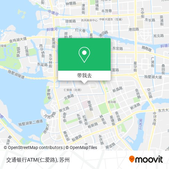 交通银行ATM(仁爱路)地图