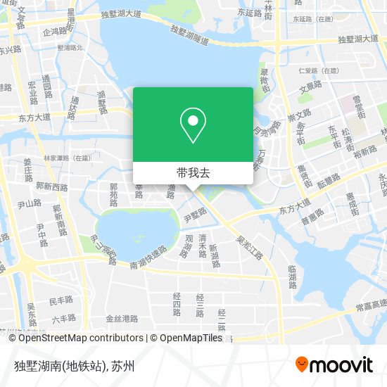 独墅湖南(地铁站)地图