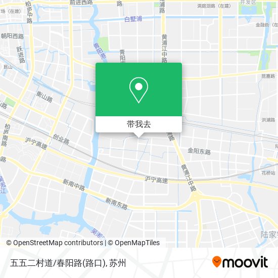 五五二村道/春阳路(路口)地图