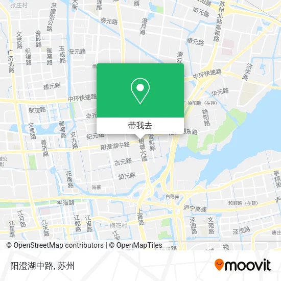 阳澄湖中路地图