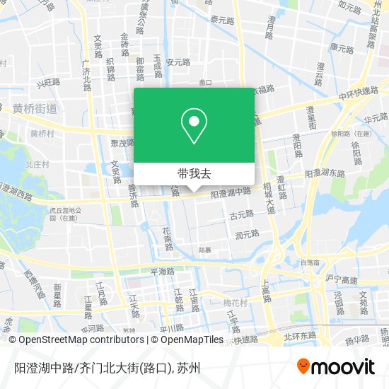 阳澄湖中路/齐门北大街(路口)地图