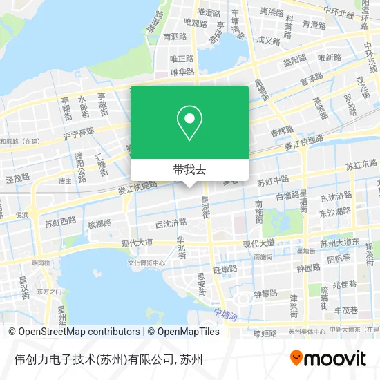 伟创力电子技术(苏州)有限公司地图