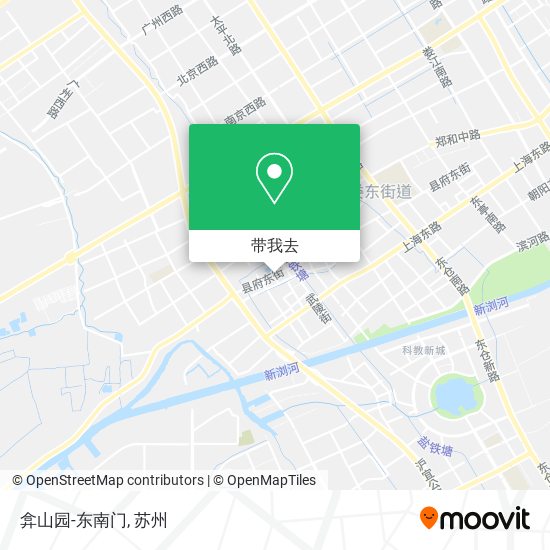 弇山园-东南门地图
