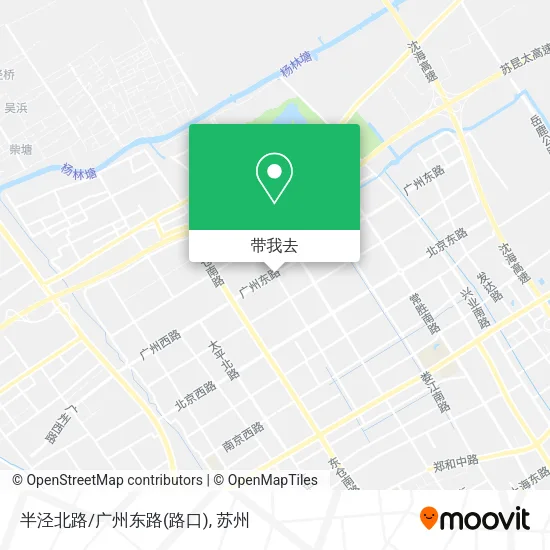 半泾北路/广州东路(路口)地图