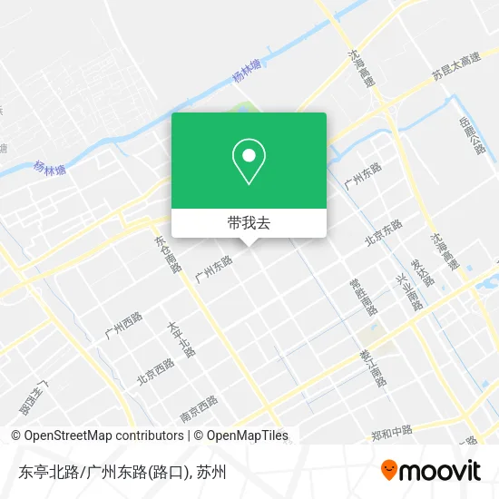 东亭北路/广州东路(路口)地图