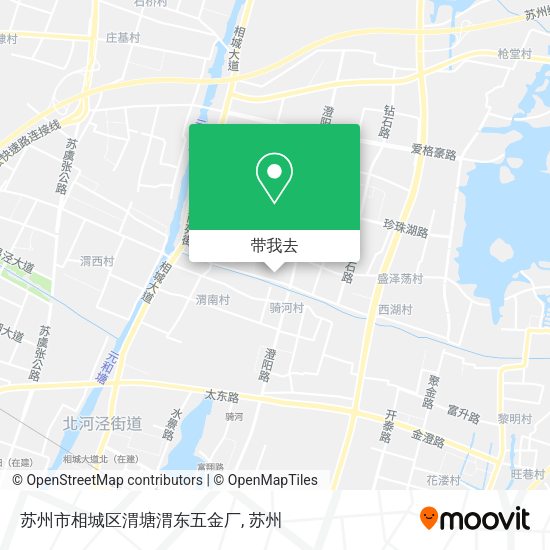 苏州市相城区渭塘渭东五金厂地图