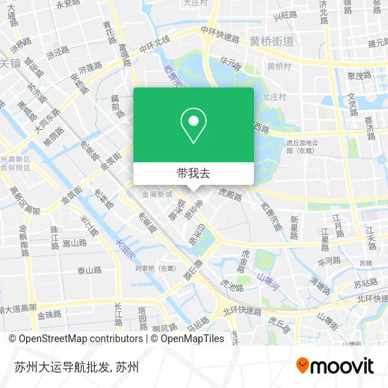 苏州大运导航批发地图