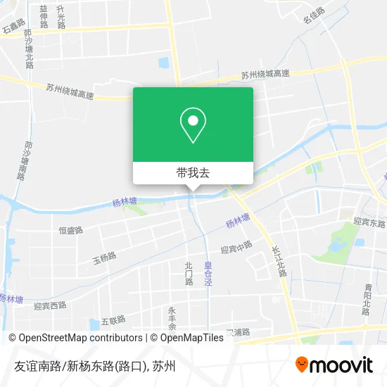 友谊南路/新杨东路(路口)地图