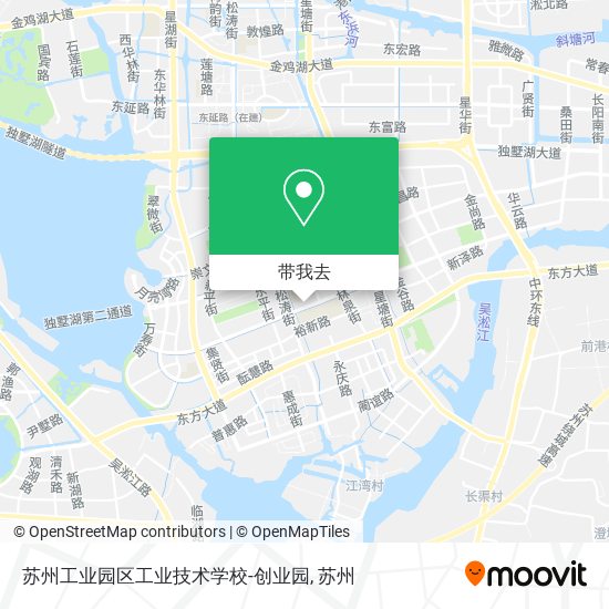 苏州工业园区工业技术学校-创业园地图