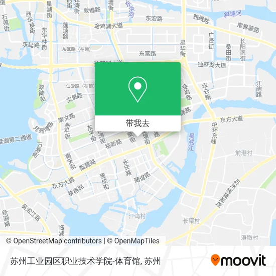 苏州工业园区职业技术学院-体育馆地图