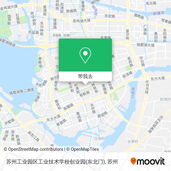 苏州工业园区工业技术学校创业园(东北门)地图