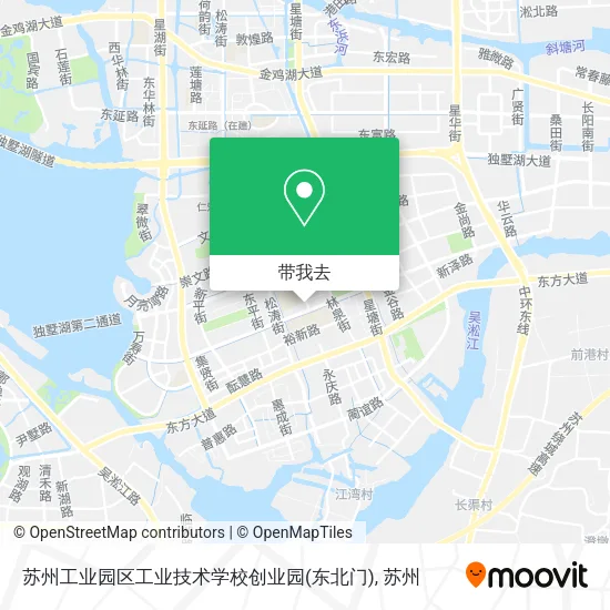 苏州工业园区工业技术学校创业园(东北门)地图