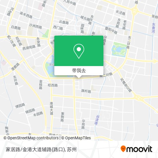 家居路/金港大道辅路(路口)地图