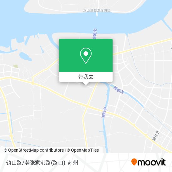 镇山路/老张家港路(路口)地图