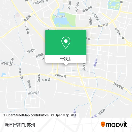 塘市街路口地图