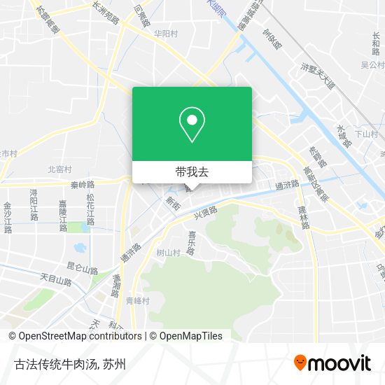 古法传统牛肉汤地图