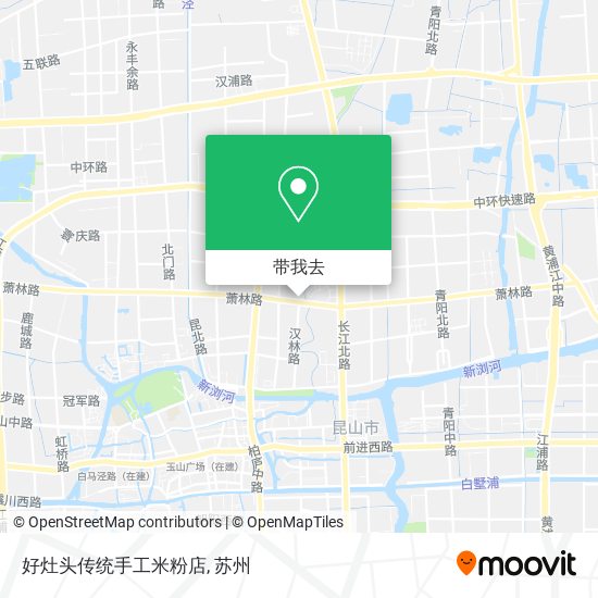 好灶头传统手工米粉店地图