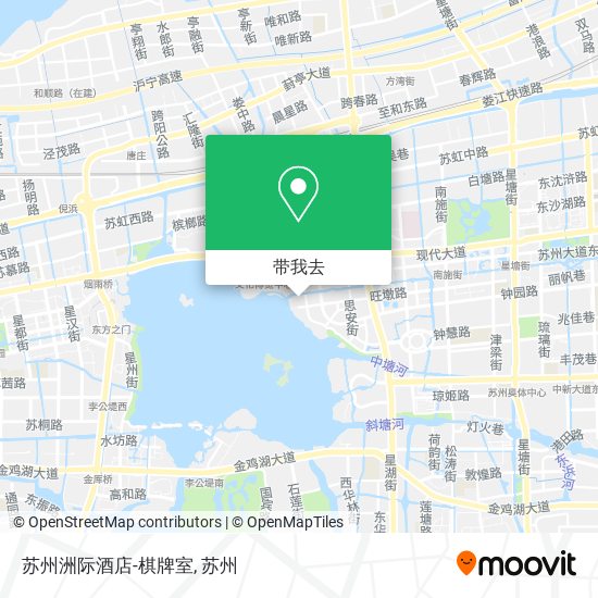 苏州洲际酒店-棋牌室地图