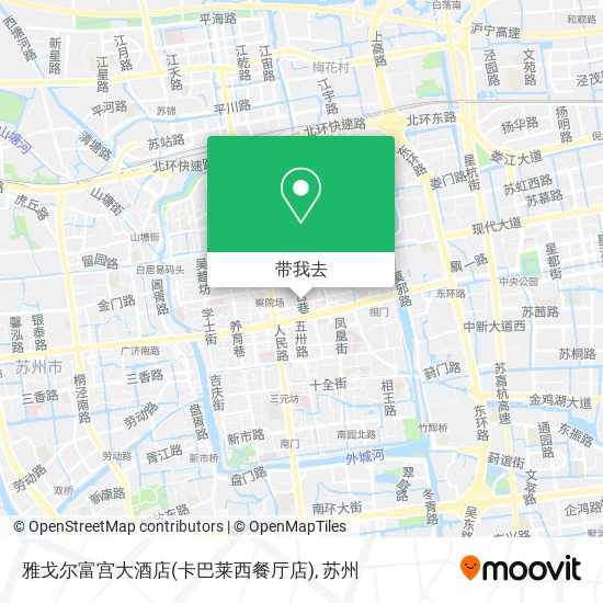 雅戈尔富宫大酒店(卡巴莱西餐厅店)地图