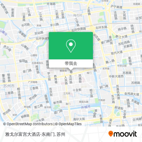 雅戈尔富宫大酒店-东南门地图