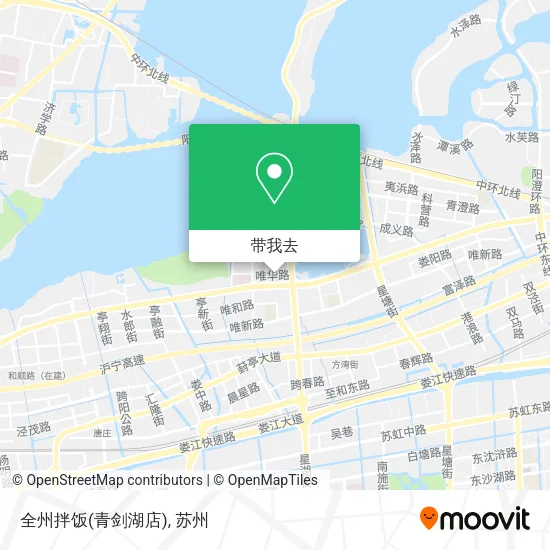 全州拌饭(青剑湖店)地图