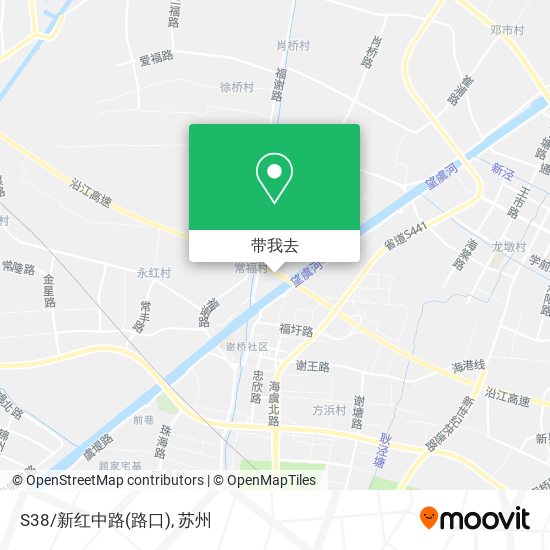 S38/新红中路(路口)地图