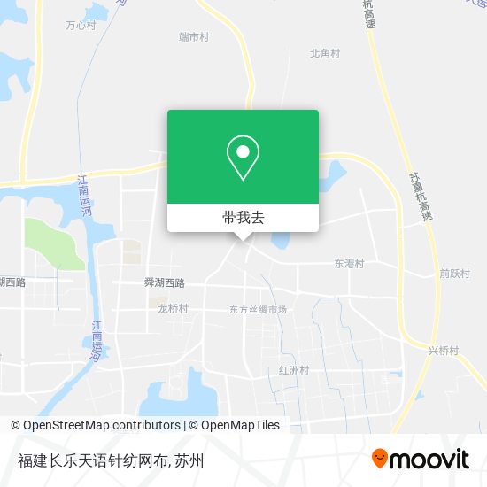 福建长乐天语针纺网布地图