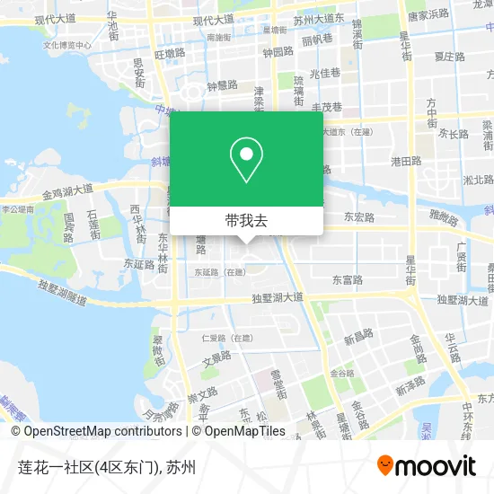 莲花一社区(4区东门)地图