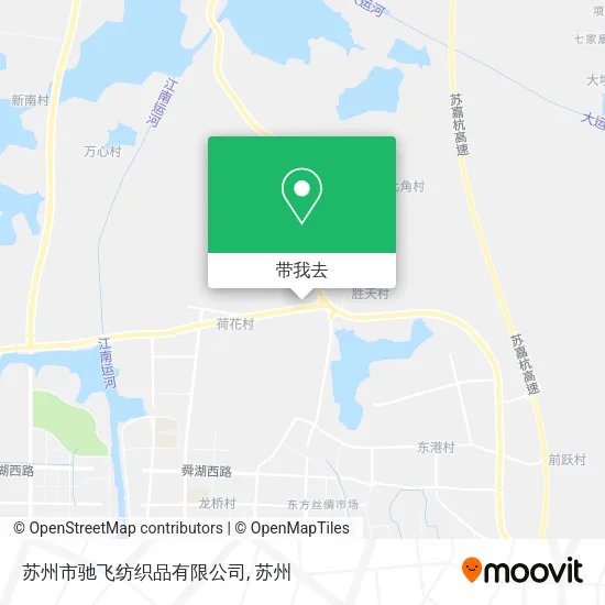 苏州市驰飞纺织品有限公司地图