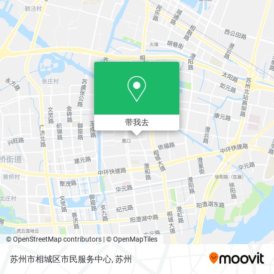 苏州市相城区市民服务中心地图