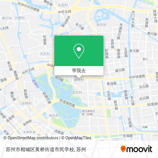 苏州市相城区黄桥街道市民学校地图
