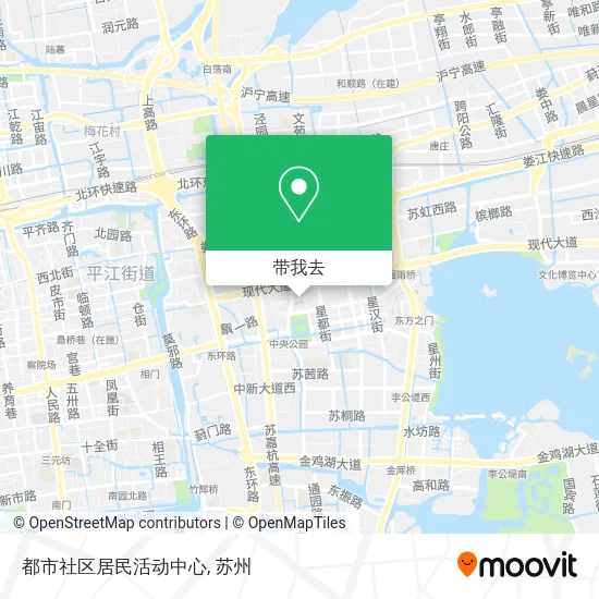 都市社区居民活动中心地图