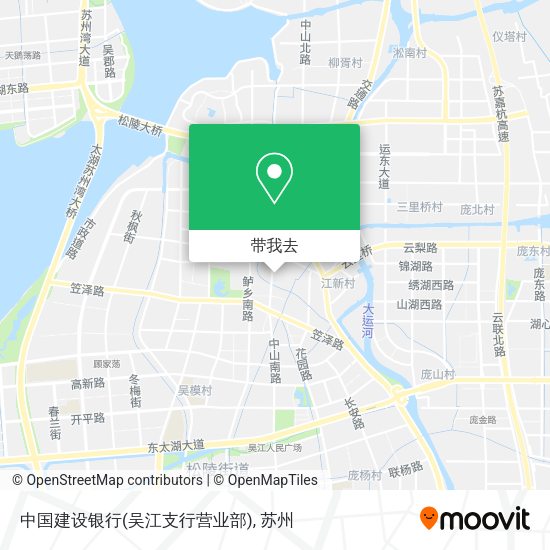 中国建设银行(吴江支行营业部)地图