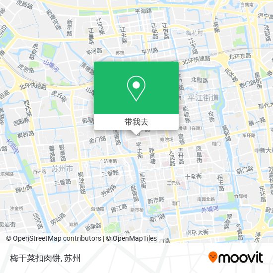 梅干菜扣肉饼地图