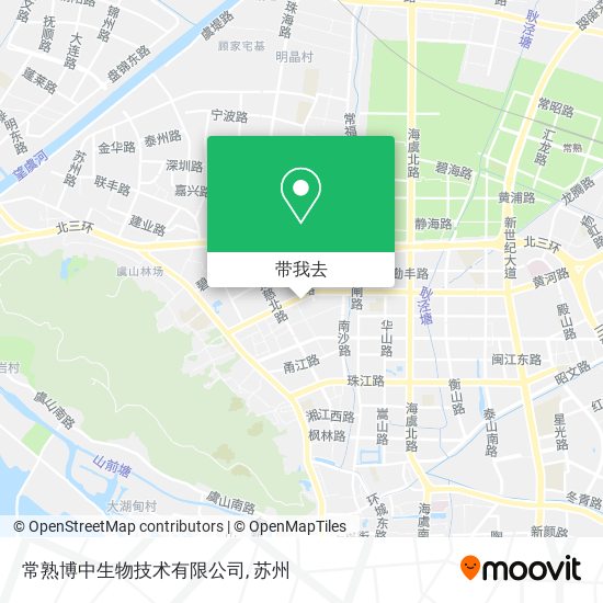 常熟博中生物技术有限公司地图