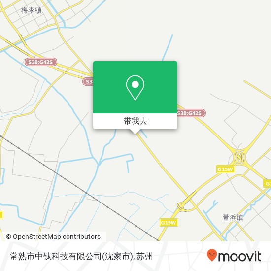常熟市中钛科技有限公司(沈家市)地图