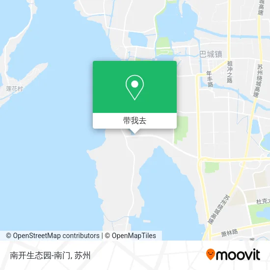 南开生态园-南门地图