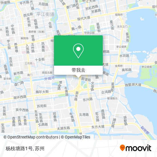 杨枝塘路1号地图