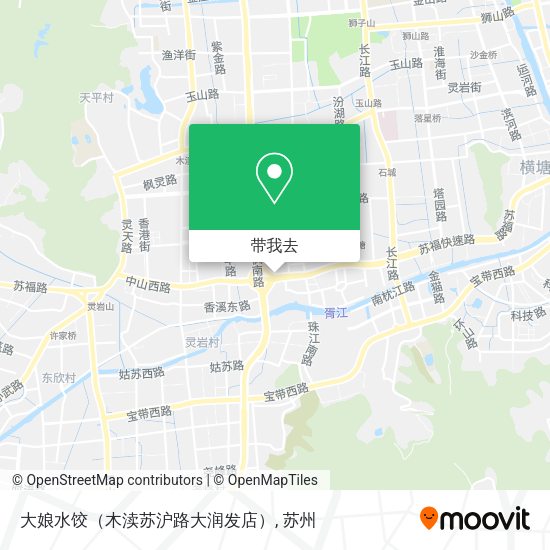 大娘水饺（木渎苏沪路大润发店）地图